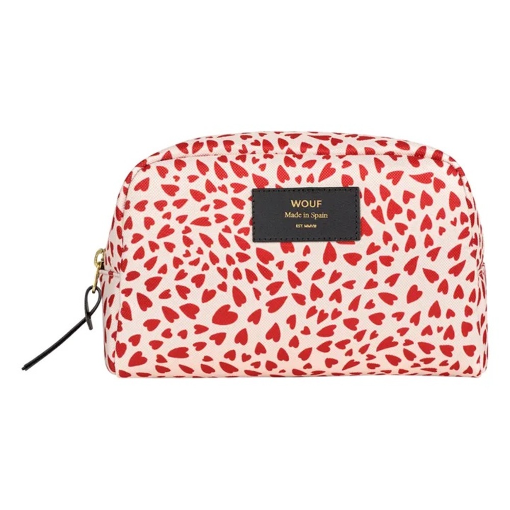 Wouf Small Heart Cosmetic Bag